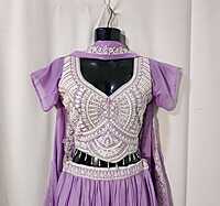 D77: Ready To Ship Beautiful Georgette Lehenga Set