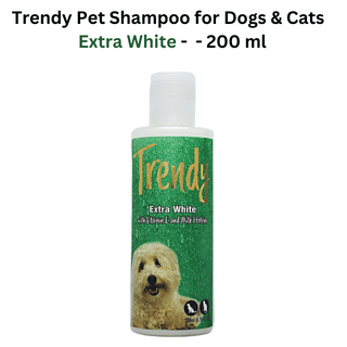 Trendy Pet Shampoo Extra White -  - 200 ml Trendy Pet Shampoo Extra White -  - 200 ml