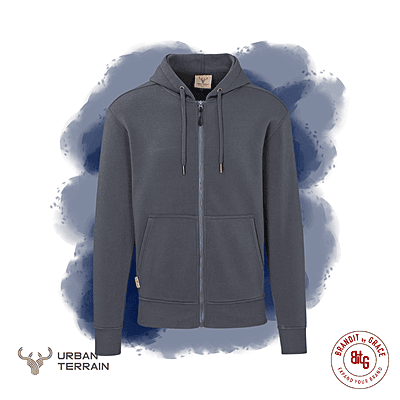 Rift Hooded Sweater - Charcoal