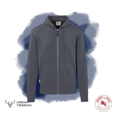 Rift Hooded Sweater - Charcoal