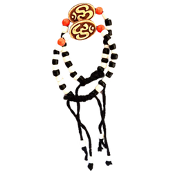 Expandable Black & White Beads Wrist Wearing Bracelet for Babies