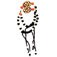 Expandable Black & White Beads Wrist Wearing Bracelet for Babies