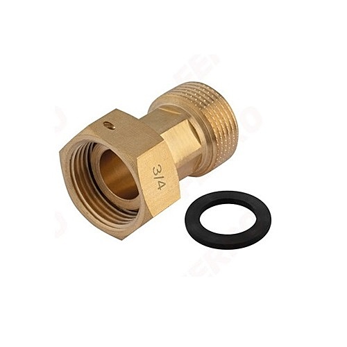 STRAIGHT HALF PIPE UNION WITH GASKET 3/4'' F-M