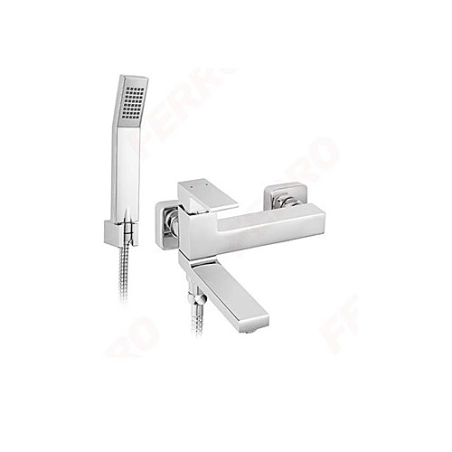 WALL MOUNTED BATH MIXER WITH A SWITCH IN THE SPROUT-ZICCO