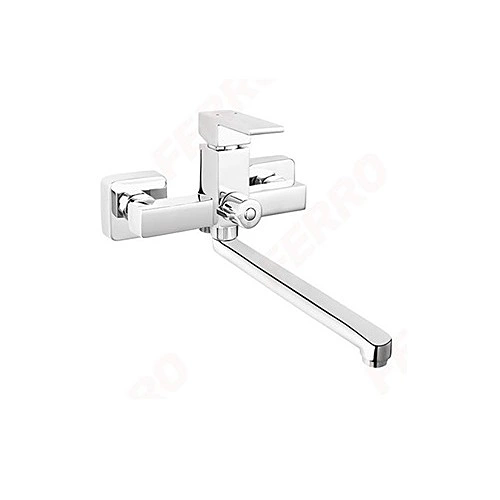 WALL MOUNTED BATHTUB/WASHBASIN MIXER WITH SHOWER CONNECTION-ZICCO