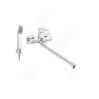 WALL MOUNTED BATHTUB/WASHBASIN MIXER WITH SHOWER CONNECTION WITH SPOT-ZICCO
