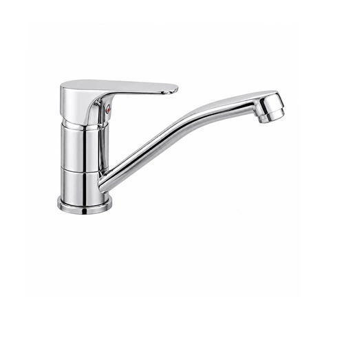 STANDING WASHBASIN MIXER WITH SWIVEL SPOUT-TIGA