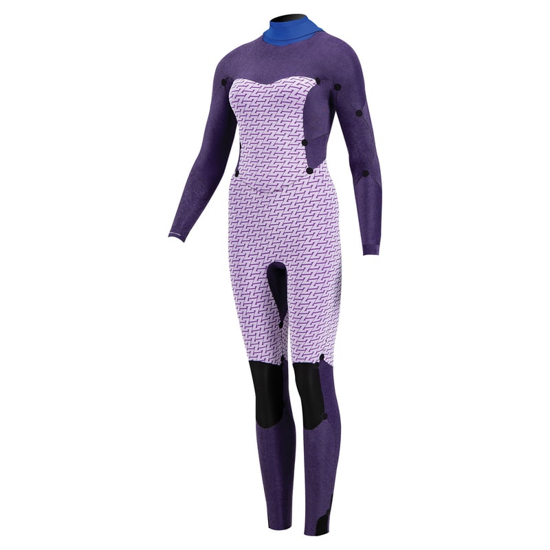 400.15055.010 | Flare Downairflex Steamer 5/3 Zodiac | 36/s | Black/Ivory | | Mujer | Prolimit