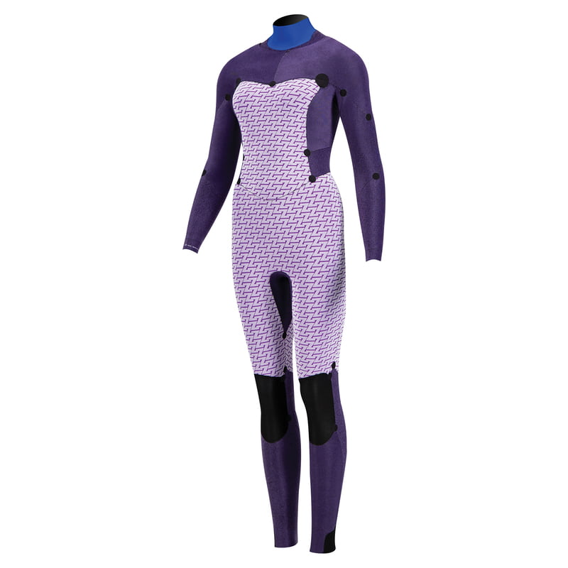 400.15057.010 | Flare Downairflex Freezip Steamer 5/3 Zodiac | 42/xl | Black/Ivory | | Mujer | Prolimit