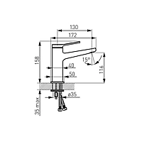 STANDING WASHBASIN MIXER-STRATOS