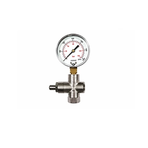 LPG MANOMETER SUPPORT RP PN 4 BAR 1/4"