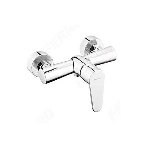 WALL MOUNTED SHOWER MIXER CHROME-ALGEO