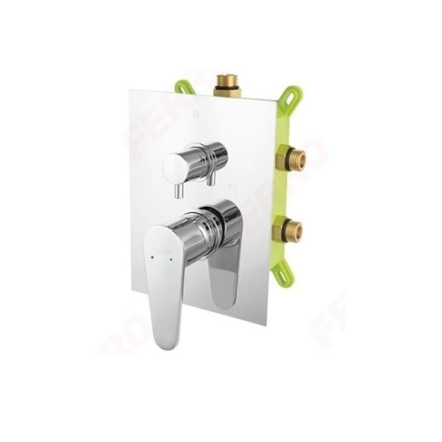 BUILT IN SHOWER MIXER BOX KIT CHROME-ALGEO