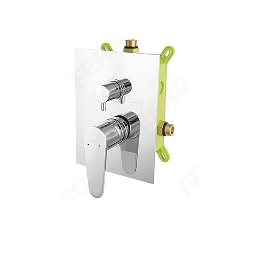 BUILT IN SHOWER MIXER BOX KIT CHROME 2 FUNCTION-ALGEO