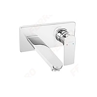 BUILT IN WASHBASIN MIXER 18 CM SPOUT CHROME-ALGEO
