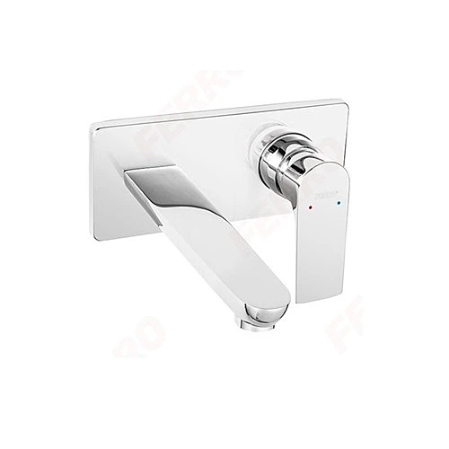 BUILT IN WASHBASIN MIXER 18 CM SPOUT CHROME-ALGEO