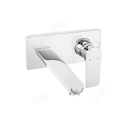 BUILT IN WASHBASIN MIXER 18 CM SPOUT CHROME-ALGEO