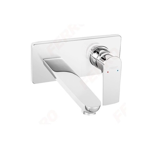 BUILT IN WASHBASIN MIXER 18 CM SPOUT CHROME-ALGEO