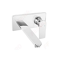 BUILT IN WASHBASIN MIXER 22 CM SPOUT-ALGEO