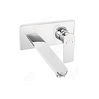BUILT IN WASHBASIN MIXER 22 CM SPOUT-ALGEO