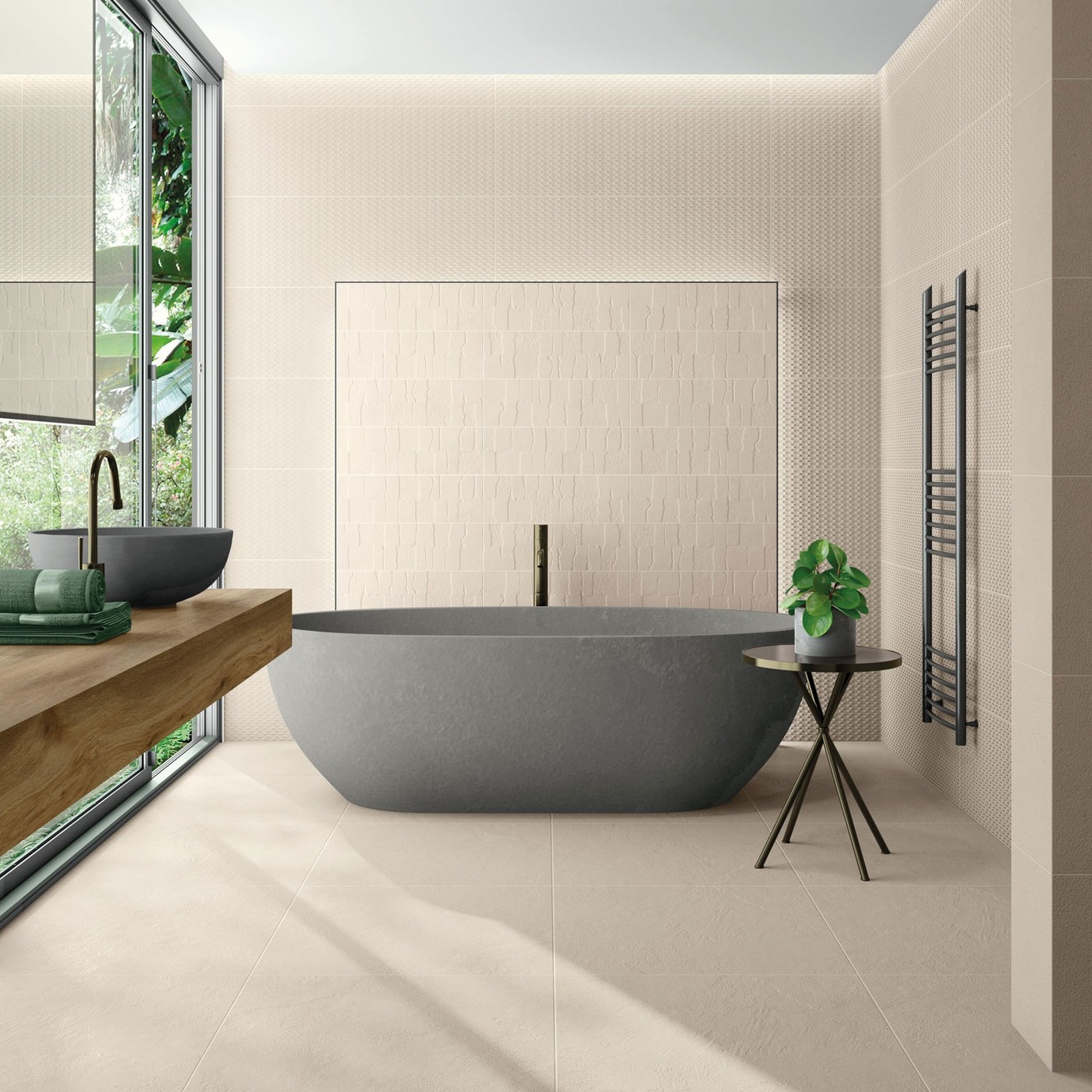 Faianta TAU, PALOMASTONE WALL WHITE 33.3X100