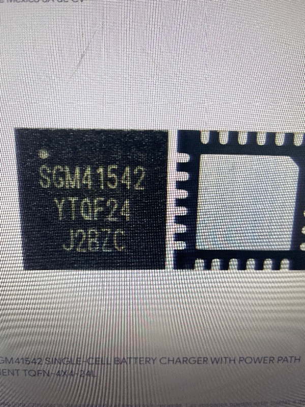 Integrado SGM41542 charger