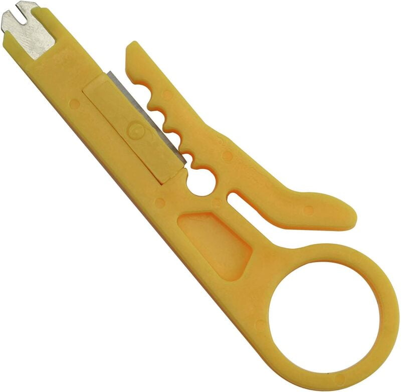 RuiLing 3PCS Small Wire Stripper Portable Crimping Tool Blue