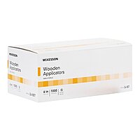 McKesson Applicator Sticks, 6" Wood Shaft, Tipless