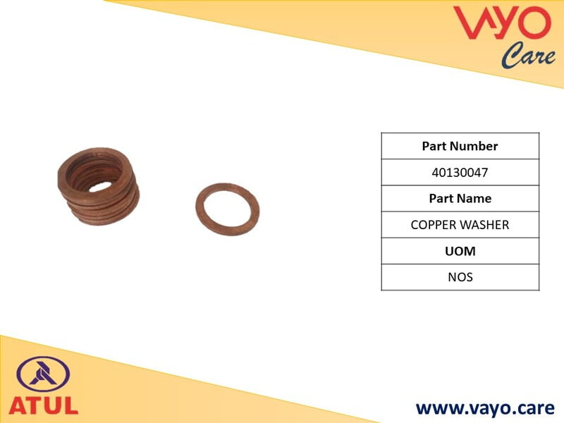COPPER WASHER - 40130047 - GEMINI ULTRA
