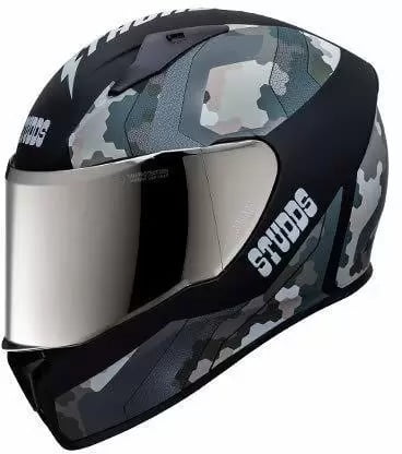 STUDDS THUNDER D5 MATT BLACK N4 GREY M/V (L)