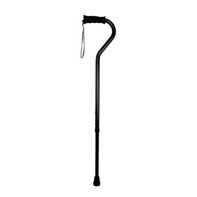 405BK offset handle walking cane