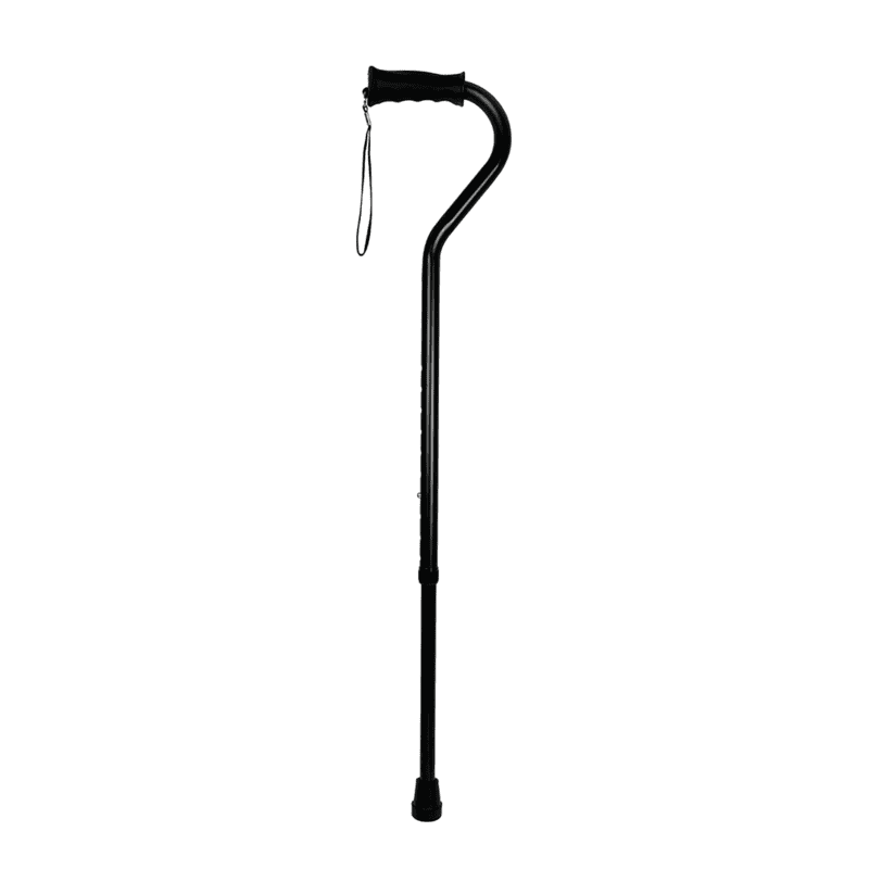 405BK offset handle walking cane