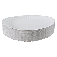 Empress Uncoated Paper Plate 9" White 12 / 100 cs