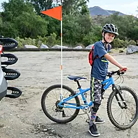 Bicycle flag holder