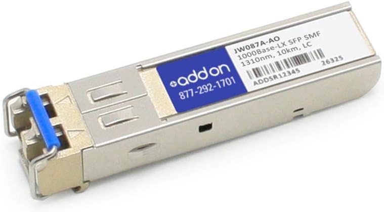 ADDON Aruba JW087A-AO SFP 1000Base-LX 10km LC TAA Compliant Transceiver