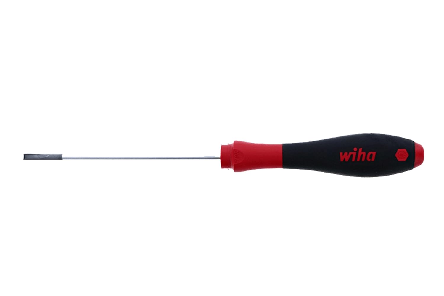 Wiha 30210 Slotted Screwdriver with SoftFinish Handle, 3.5 x 100mm
