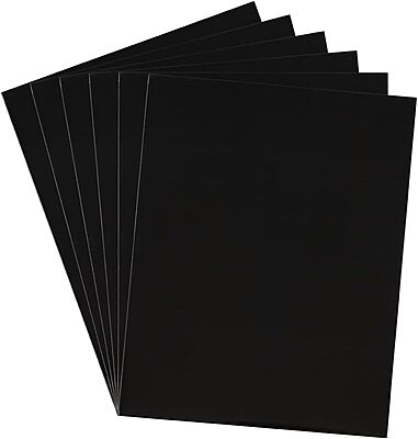 JAM PAPER Laminated Two-Pocket Glossy Presentation Folders - Letter Size