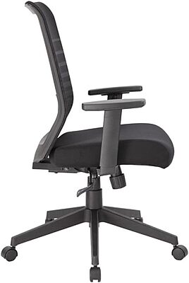 Boss Office Products Mesh Task Chair With T-Arms, Black