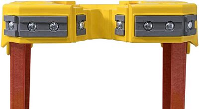 Werner L6206 Type IA Fiberglass Leaning Ladder, 5 Steps, Orange/Yellow, 300lb Load Capacity, 6' Length, 24" Width