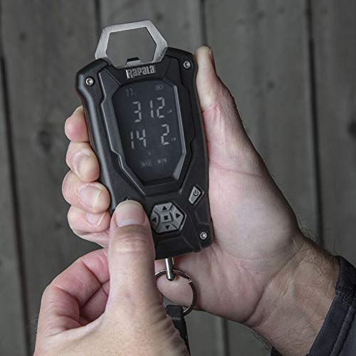 Rapala RHCDS50 High Contrast Digital Scale, Black, 50 lbs.