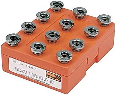 Lyman 0810503 LYM Shellholder Set (12) Orange, One Size