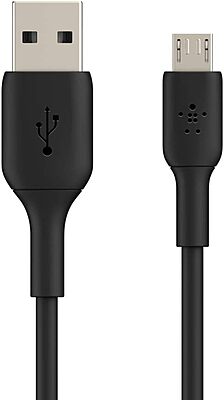 Belkin CAB005bt1MBK 3.3-Foot BOOSTCHARGE USB-A to Micro-B Cable (Black)
