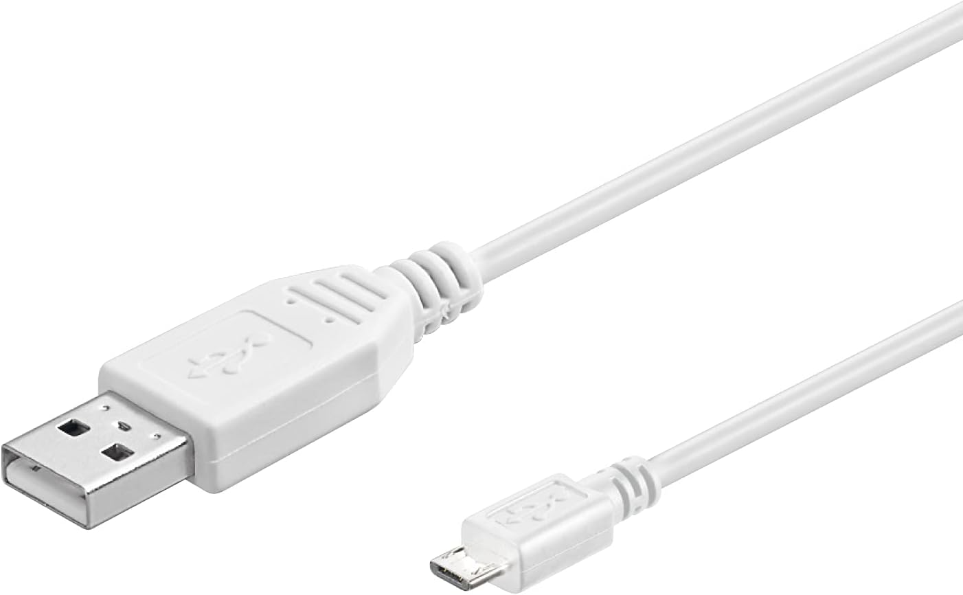 MANHATTAN A-Male to Micro B-Male USB 2.0 Cable 3' (323987) USB-A to Micro-USB Cable 1m White