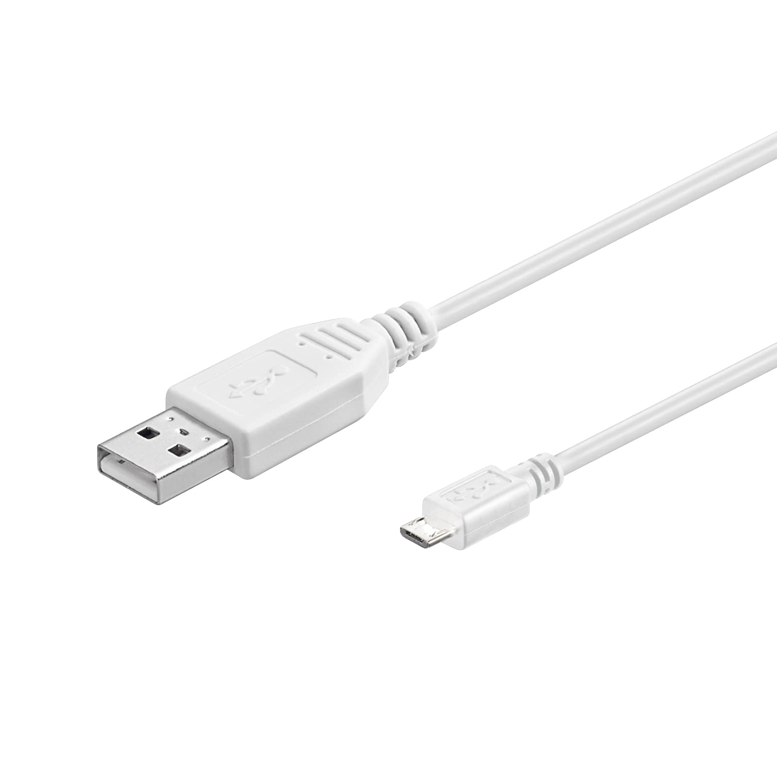 MANHATTAN A-Male to Micro B-Male USB 2.0 Cable 3' (323987) USB-A to Micro-USB Cable 1m White