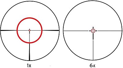 Steiner T6Xi Rifle Scope 1-6x 24mm Illuminated KC-1 Reticle Matte Black