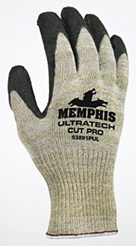 MCR Safety UltraTech Cut Pro 93891PU PU Coated Palm Gloves with Stainless Steel Plaited Shell
