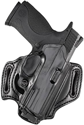 AKER LEATHER 168A FlatSider XR13 Open Top Belt Slide Holster