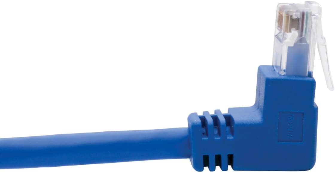Tripp Lite Cat6 UTP Molded RJ45 Patch Cable, Blue (Up-Angle/Down-Angle/Left-Angle)