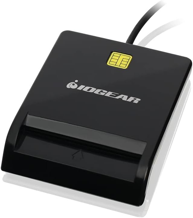IOGEAR USB Common Access Card (CAC) Reader - EMV Level 1/4.1 Compliant - GSR212