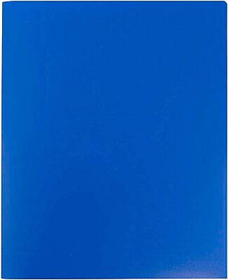JAM Paper Heavy-Duty 2-Pocket Plastic Presentation Folders - Letter Size